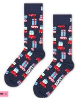 Happy Socks Weihnachstsocken Geschenkset 3 Paar Socken aus Baumwolle  in Motivbox