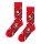 Happy Socks Weihnachtmann Socken unisex für Sie & Ihn in Baumwolle