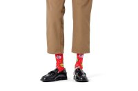 Happy Socks Christmas Decoration Socken mit lustigen Weihnachtskugeln,  unisex für Sie & Ihn in Baumwolle