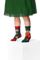 Motiv Kindersocken mit Weihnachtlichem Nussknacker  aus...