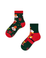 Motiv Kindersocken mit Weihnachtlichem Nussknacker  aus...