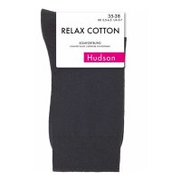Hudson Damen Relax Cotton Socken, Blickdicht, Marine, 35/38