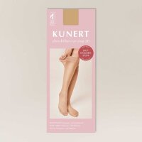 KUNERT Damen laufmaschenfreie Fein Kniestrümpfe, 178000 Chinchillan 20, Gr. 39/42, Schwarz (Black 0500)