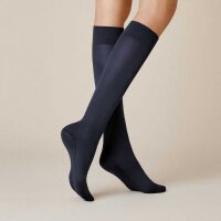 KUNERT Warm up 60 Den Damen Kniestrümpfe Baumwolle Gr. 35 bis 42 Farbauswahl 39-42 0880 marine