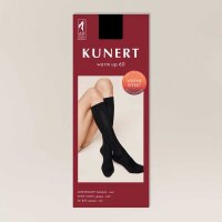 KUNERT Warm up 60 Den Damen Kniestrümpfe Baumwolle Gr. 35 bis 42 Farbauswahl 39-42 0880 marine