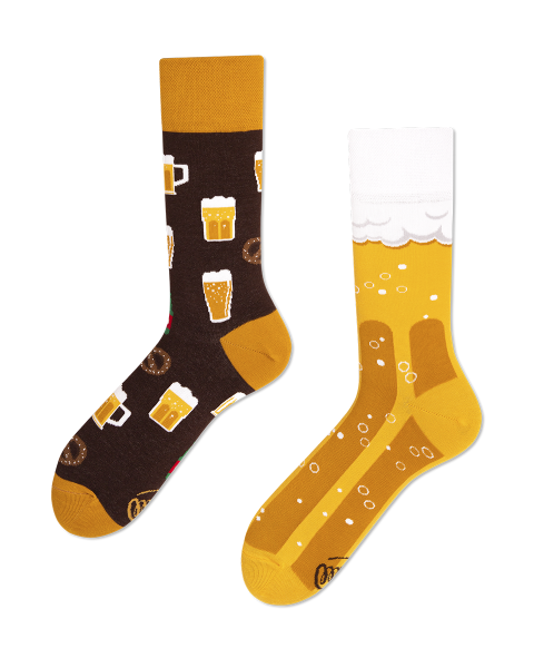 Unisex Motivsocken für Sie und Ihn in Baumwolle Craft Beer