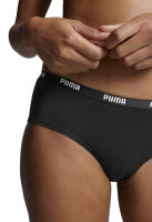 PUMA Damen Puma Iconic Womens Underwear (2 Pack) Hipster Panties Hipster Panties, Schwarz, M EU