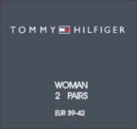 Tommy Hilfiger Damen TH Women SMALL Stripe 2P Socken, Blau (Jeans 356), 35/38 (2er Pack)
