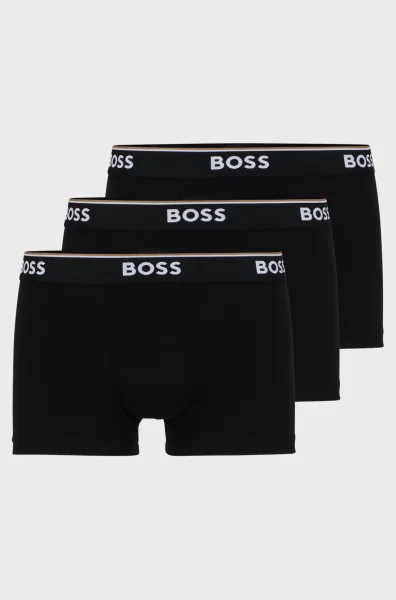 BOSS 3 x Hugo Boxer schwarz-Weiss Boxershorts Unterhose NEU 95% Baumwolle, Gr. L