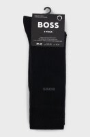 BOSS Herren Socken Allround Twopack Baumwolle uni, 2er Pack, Schwarz (Black 001), 43/46