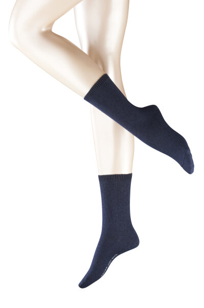 FALKE Damen Socken Cosy Wool, Wolle, 1 Paar, Blau (Dark Navy 6379), 39-42